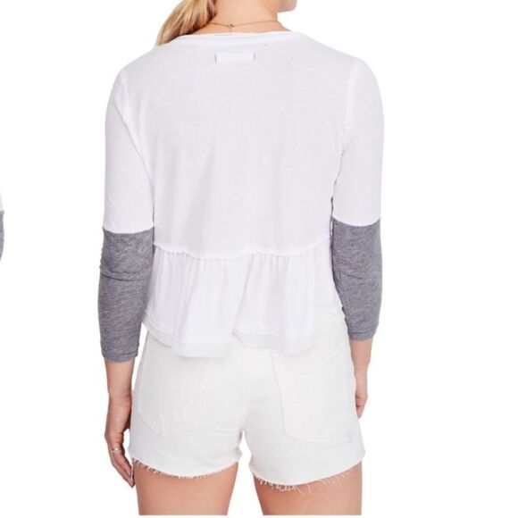 NWT Free People Heart of Mine Colorblock Crop Top - Picture 2 of 4